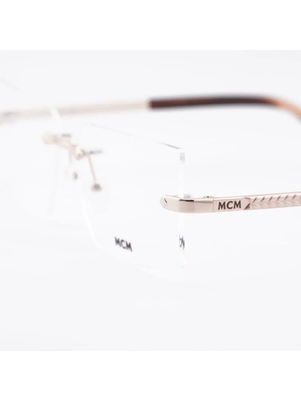 MCM MW5018-H 028 Eyeglasses Shiny Rose Gold 56mm Rectangle Frame